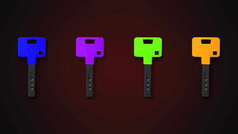 Keyroom keys tier 1 to 4