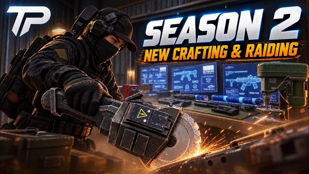 Season 2: new crafting & raiding