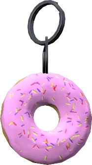 A Pink Donut Charm