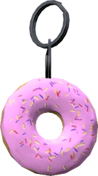 A Pink Donut Charm